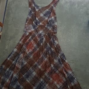 Anthropologie pattern dress